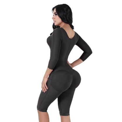 Fajas Colombianas Women's Bodysuit Shaper Breast Support - Long Sleeve