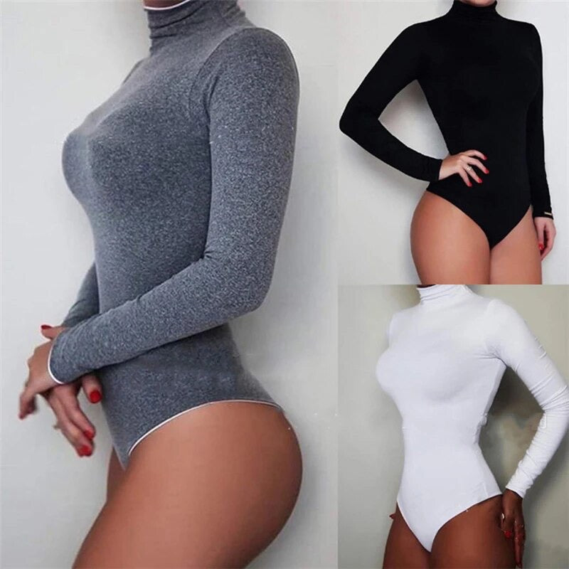 Long Sleeve Turtleneck Bodysuit